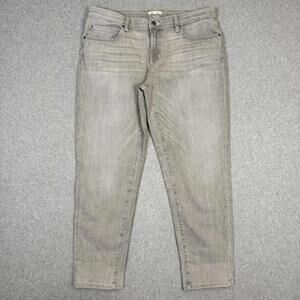 Eileen Fisher Womens Size 12 Plus Organic Cotton Curvy Fit Relaxed Fit Jeans USA